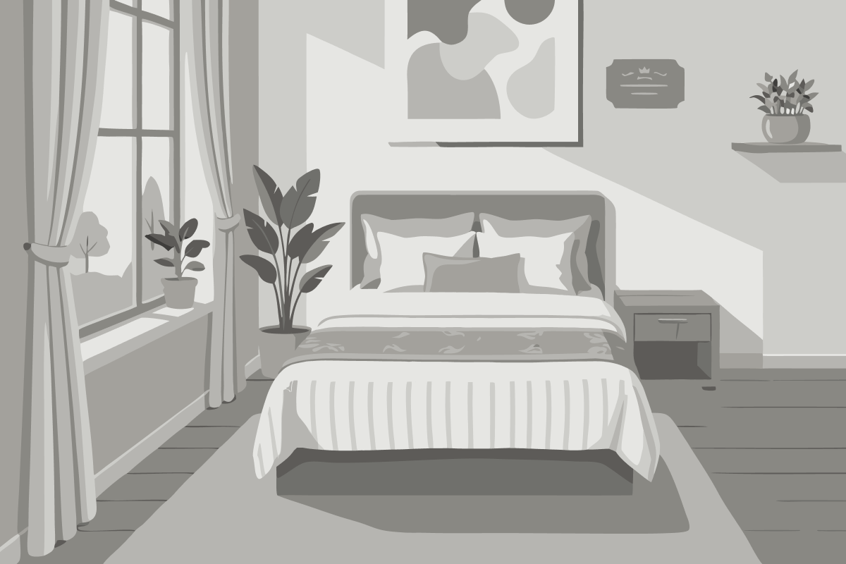 Habitación Clásica con vistas al jardín y cama grande